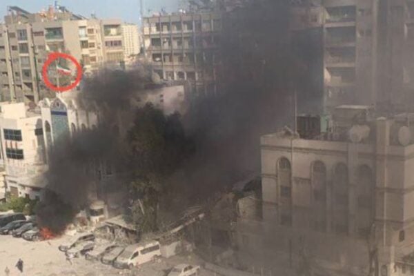 airstrike iranian embassy