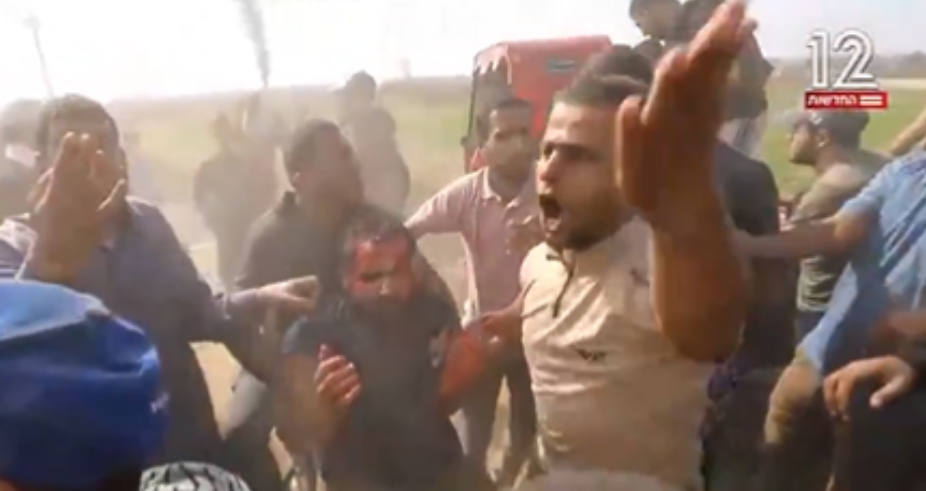 WATCH: New footage shows a hostage beaten, driven off to Gaza