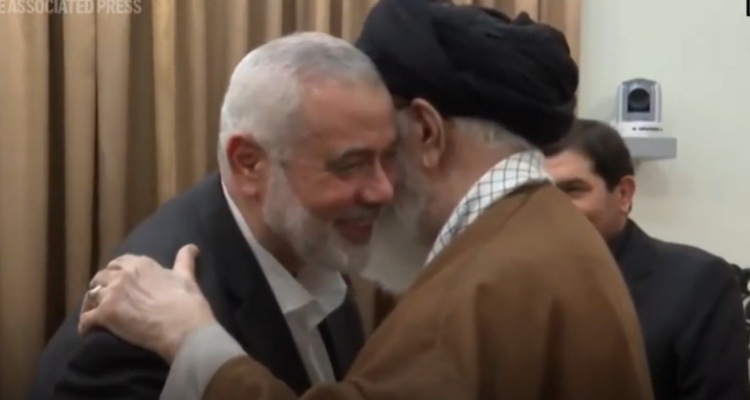 Iran’s Khamenei and Hamas leader meet, vow to destroy Israel