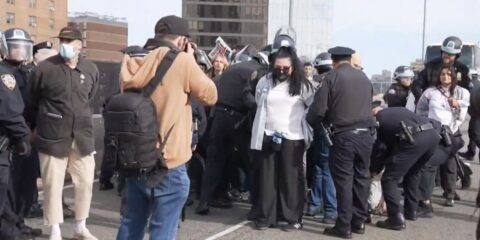 Manhattan Bridge arrests