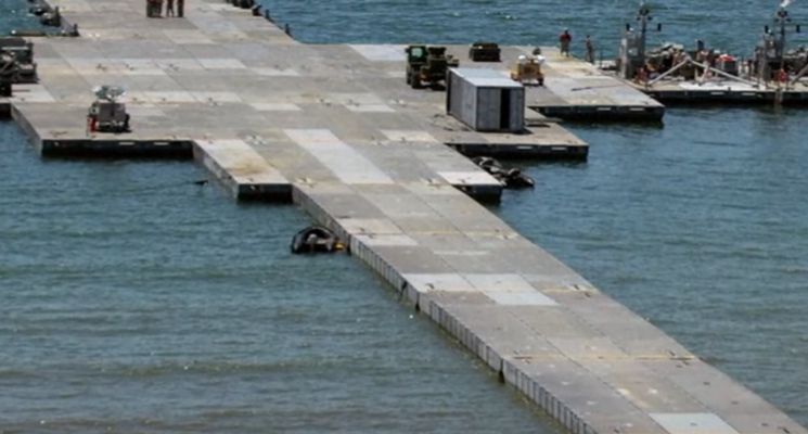 Temporary ‘trident’ pier may not return to Gaza coast, per Pentagon