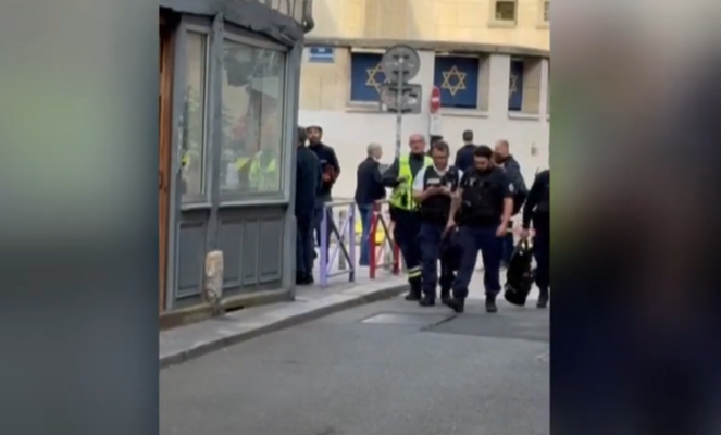 Man sets fire to synagogue in France, is shot dead by police