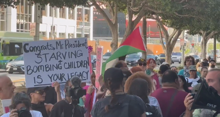 ‘Biden, you’re a liar’ – Anti-Israel protesters target LA fundraiser