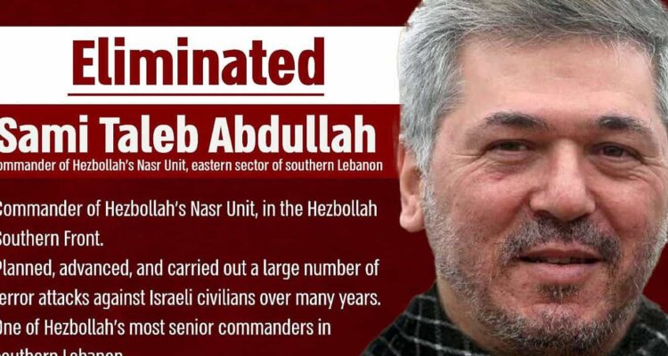 IDF slays highest-ranking Hezbollah terrorist since Oct. 7