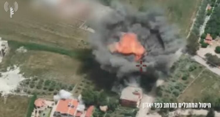 Israeli war planes hit Hezbollah following rocket fire