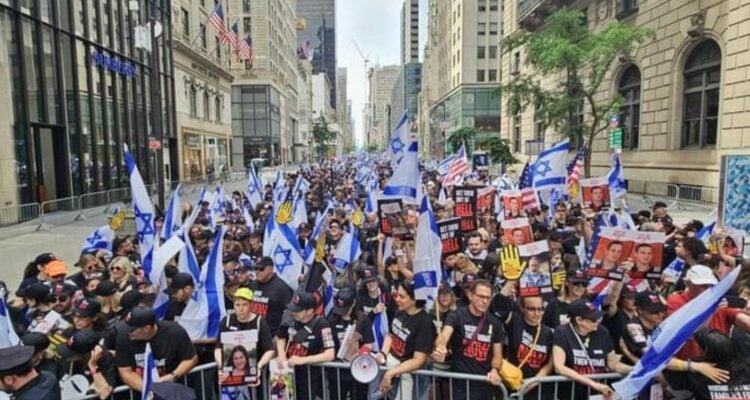Israel parade in NY drew 100,000, broke records, UJA Federation says