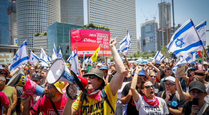 Anti-government protesters launch ‘Day of disruption’ across Israel