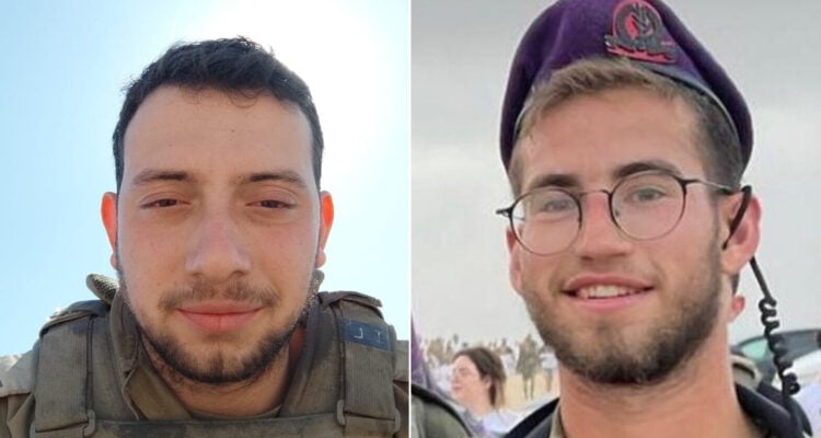 Capt. Roy Miller and Capt. Ilay Lugasi fell in Gaza battles