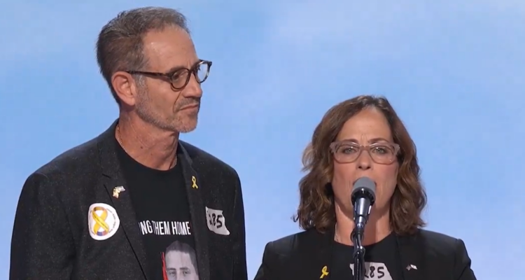 ‘Bring them home’ – RNC crowd cheers hostage’s parents