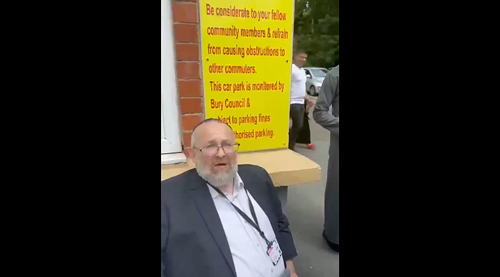 Rabbi and Tory candidate berated outside British mosque, called a ‘snake’ and ‘child killer’