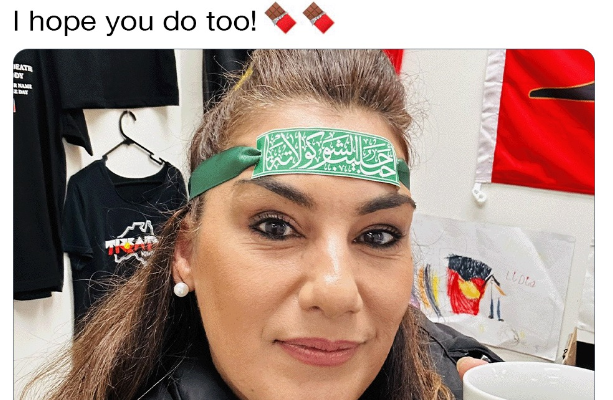 Australian Senator Posts Photo Wearing a Mock Hamas Headband, Promptly Deletes Post