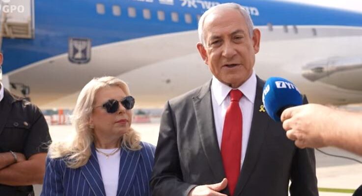 Netanyahu praises Biden before flying to DC, silent on Trump