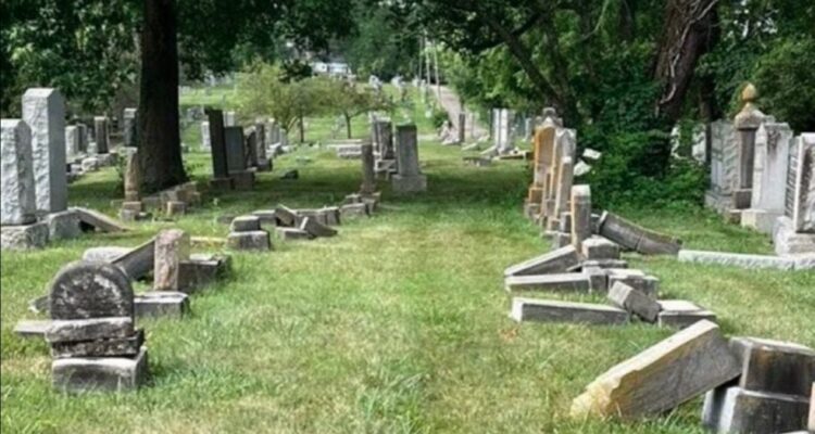 FBI offers reward for info on Jewish cemetery vandalism in Cincinnati as photos reveal extent of damage