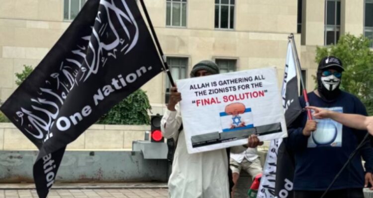 ‘Hamas is coming’: Anti-Israel, anti-US protests erupt in Washington, DC with Netanyahu in town