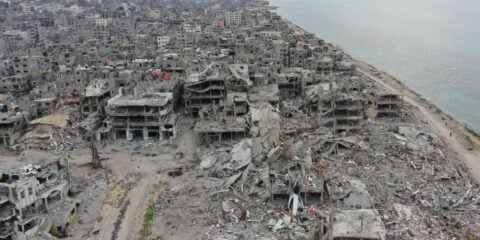 gaza destruction