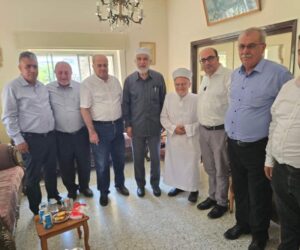 Arab MKs visit imam