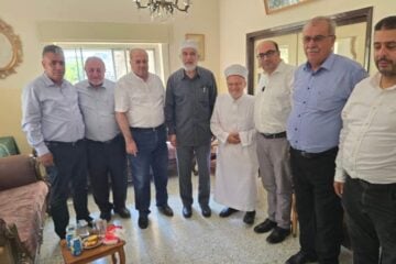 Arab MKs visit imam