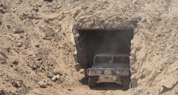 IDF uncovers massive tunnel on Gaza-Egypt border large enough for cars