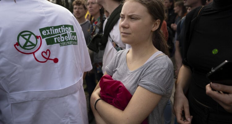 Greta Thunberg arrested during anti-Israel protest