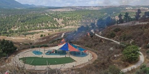 Hezbollah rocket playground