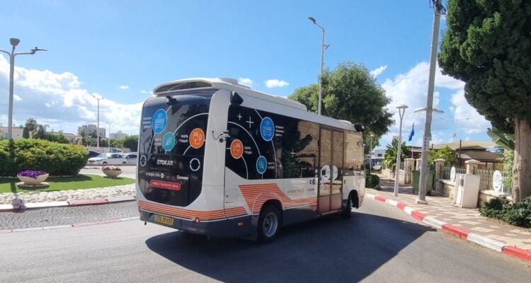 Israel launches first autonomous bus pilot on public roads