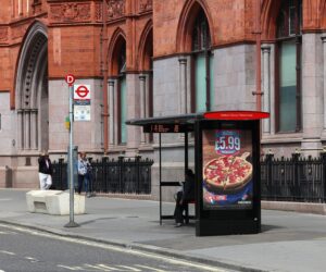 London bus stop