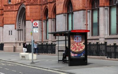 London bus stop