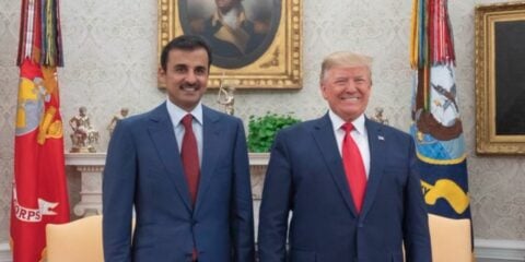 trump qatar emir