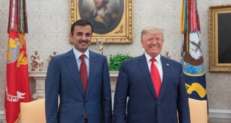 Trump meets Qatari leaders in Florida