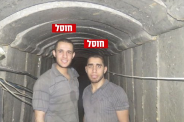 Two Israeli terrorists who held six murdered hostages (X screenshot)