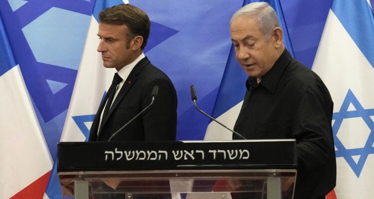 Macron to Netanyahu: ‘Don’t forget, the UN made Israel’