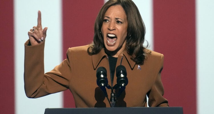 Kamala agrees with anti-Israel hecklers at Michigan rally