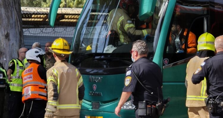 Dozens injured as terrorist runs down pedestrians in central Israel