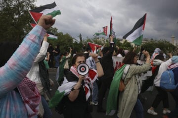 Paris anti-Israel protest