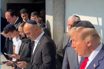 Donald Trump at Ohel