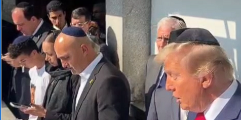 Donald Trump at Ohel