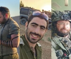 Soldiers who fell in battle in northern Gaza left to right Master Sgt. (res.) Ori Moshe Borenstein, Maj. (res.) Netanel Hershkovitz and Master Sgt. (res.) Tzvi Matityahu Marantz, who the IDF announced on October 10, 2024, had been killed fighting Hamas in northern Gaza. (Israel Defense Forces)