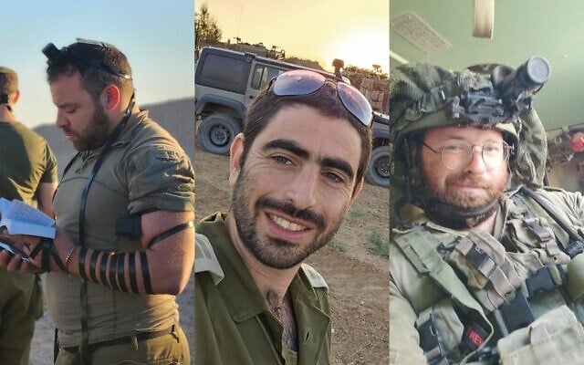 3 IDF reservists killed in northern Gaza operation