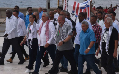 cuba anti-Israel march