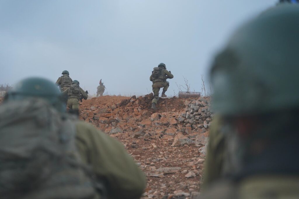 IDF forces in southern Lebanon