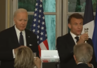 Joe Biden and Emmanuel Macron (Youtube screenshot)