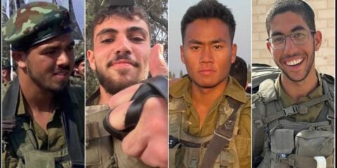 Four Kfir soldiers killed