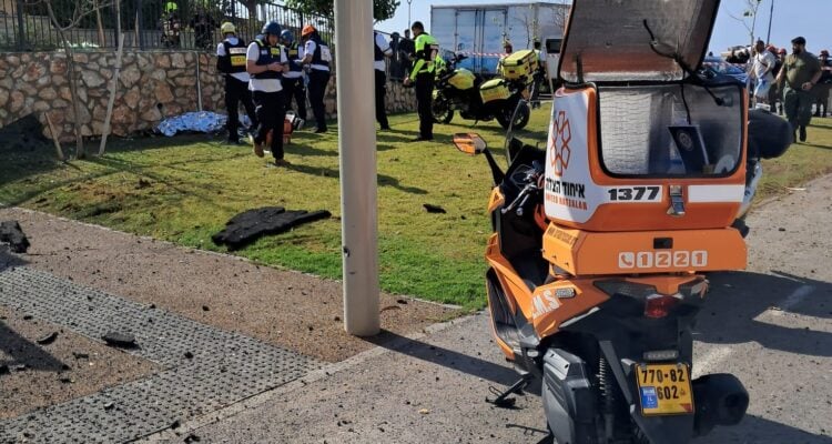 Hezbollah rocket barrage hits park in northern Israel, killing one