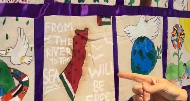 UN removes anti-Israel ‘peace quilt’ from exhibit