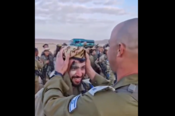 father son idf beret