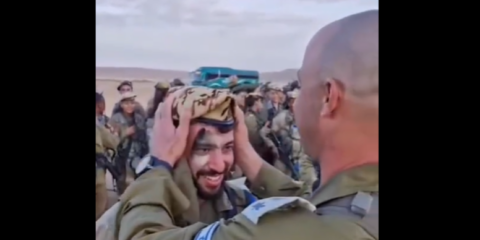 father son idf beret