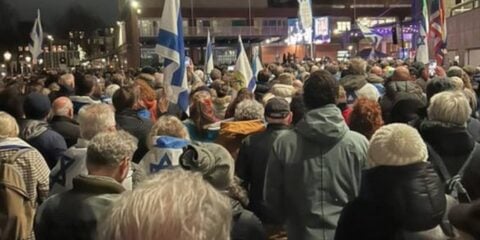 pro-israel rally amsterdam