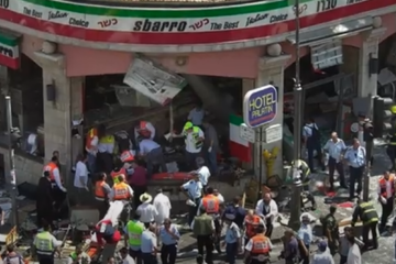 Sbarro's bombing (YouTube screenshot)