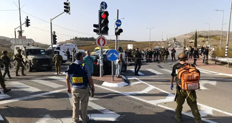 Two injured in terrorist ramming attack north of Jerusalem