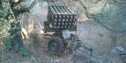 Hezbollah rocket launcher